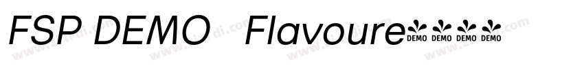 FSP DEMO   Flavoure字体转换